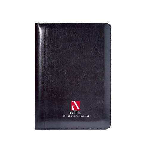 Wall Street Black Junior Writing Pad-Daltile Stacked Logo w/Tagline