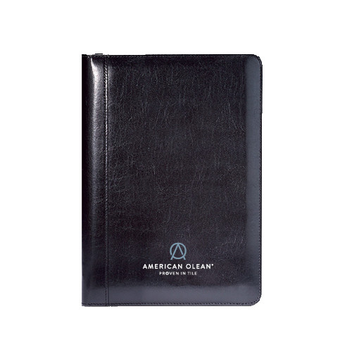 Wall Street Black Junior Writing Pad-American Olean w/Tagline