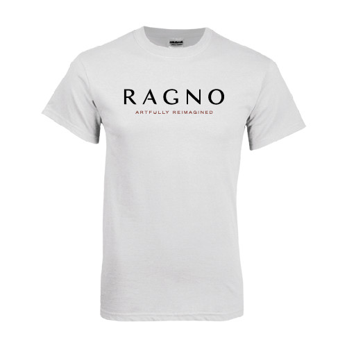 White T Shirt-Ragno w/Tagline