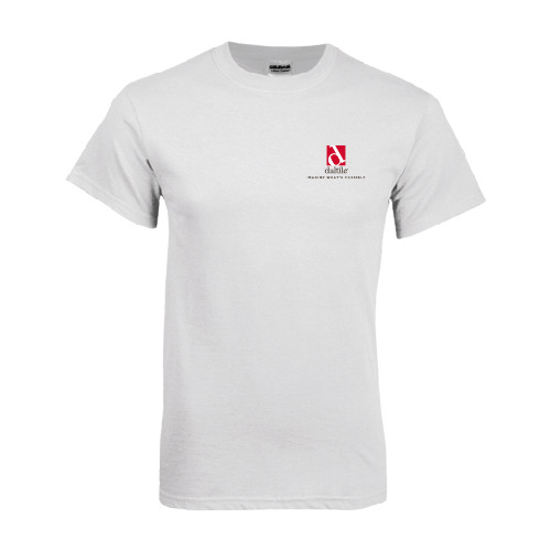 White T Shirt-Daltile Stacked Logo w/Tagline