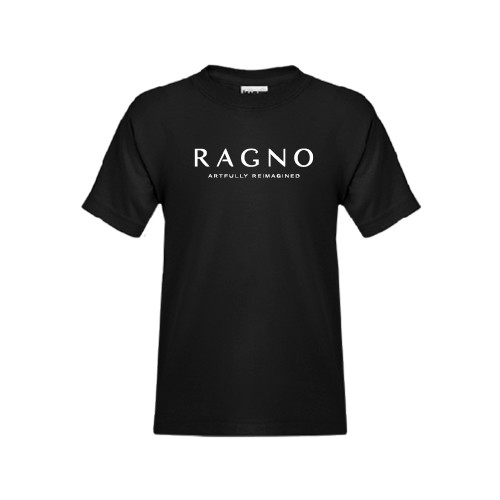 Youth Black T Shirt-Ragno w/Tagline