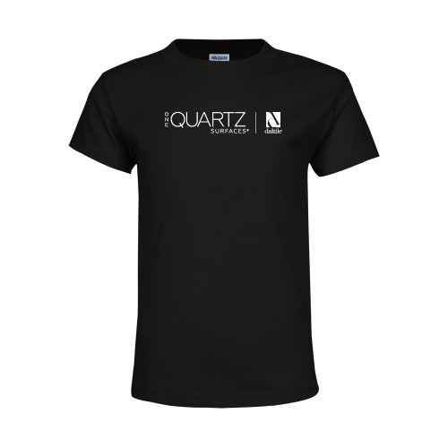 Youth Black T Shirt-ONE Quartz Horizontal