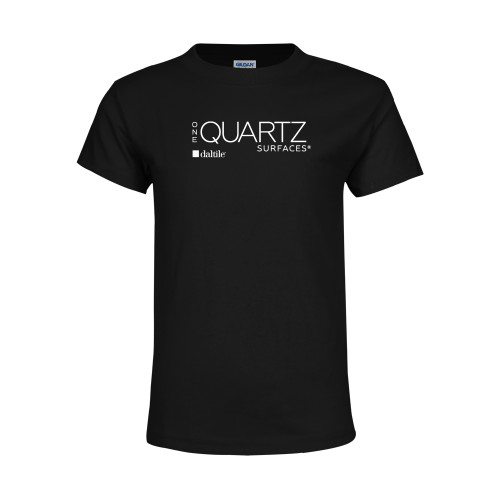 Youth Black T Shirt-ONE Quartz Vertical