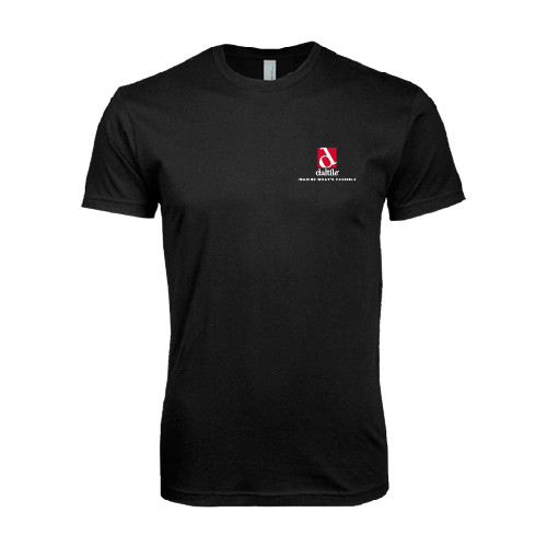 Next Level Black SoftStyle T Shirt-Daltile Stacked Logo w/Tagline