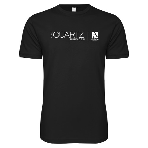 Next Level Black SoftStyle T Shirt-ONE Quartz Horizontal