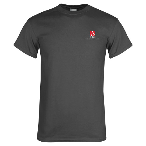 Charcoal T Shirt-Daltile Stacked Logo w/Tagline