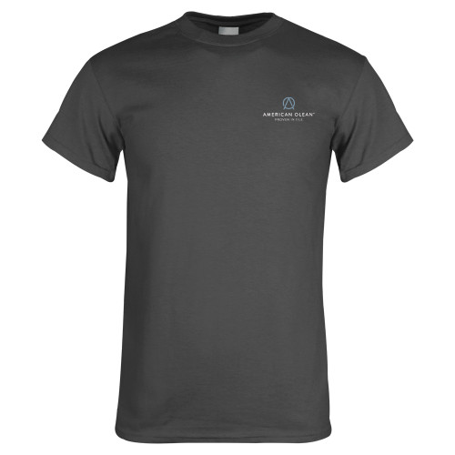 Charcoal T Shirt-American Olean w/Tagline