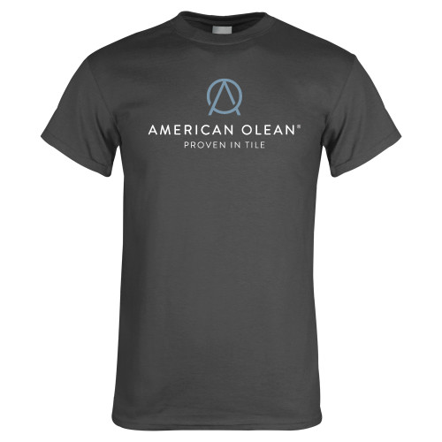 Charcoal T Shirt-American Olean w/Tagline