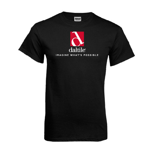 Black T Shirt-Daltile Stacked Logo w/Tagline
