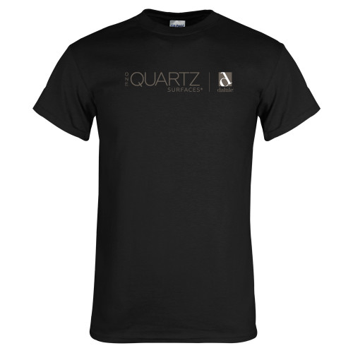 Black T Shirt-ONE Quartz Horizontal