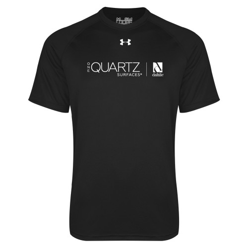 Under Armour Black Tech Tee-ONE Quartz Horizontal