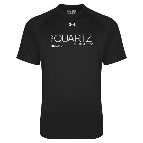 Under Armour Black Tech Tee-ONE Quartz Vertical