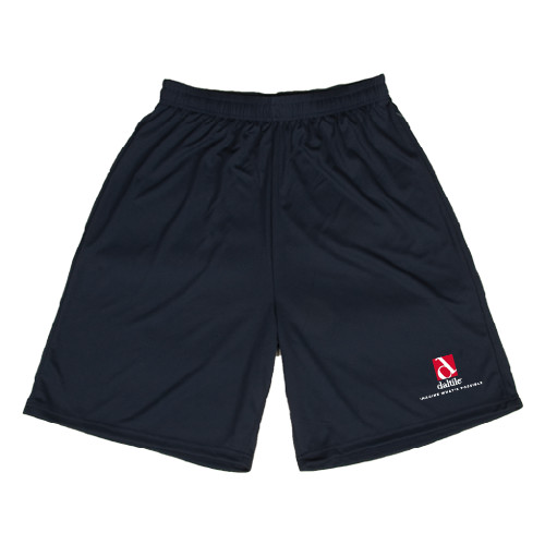 Black Performance Classic 9 Inch Short-Daltile Stacked Logo w/Tagline