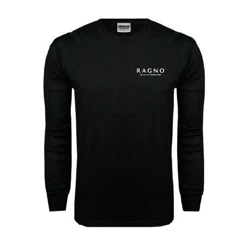 Black Long Sleeve T Shirt-Ragno w/Tagline