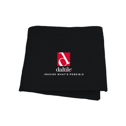 Black Sweatshirt Blanket-Daltile Stacked Logo w/Tagline