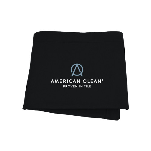 Black Sweatshirt Blanket-American Olean w/Tagline
