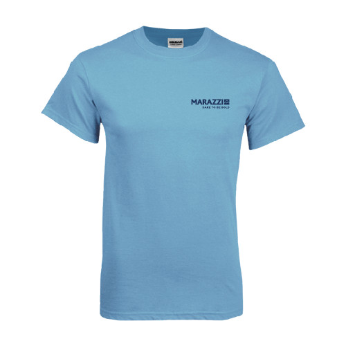 Light Blue T Shirt-Marazzi Logo w/Tagline