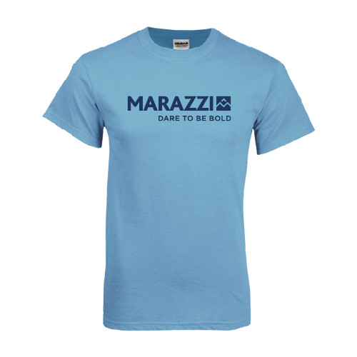 Light Blue T Shirt-Marazzi Logo w/Tagline
