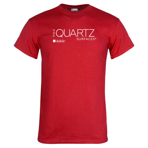 Red T Shirt-ONE Quartz Vertical