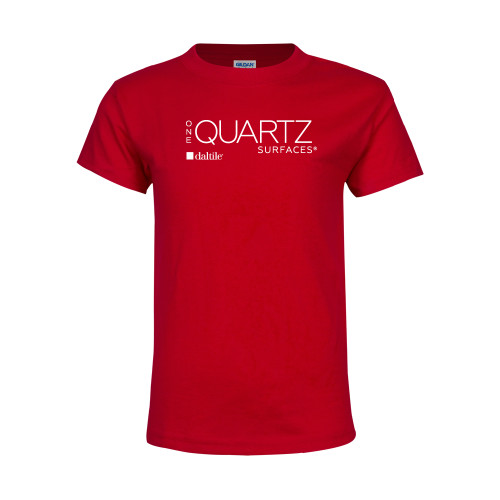 Youth Red T Shirt-ONE Quartz Vertical