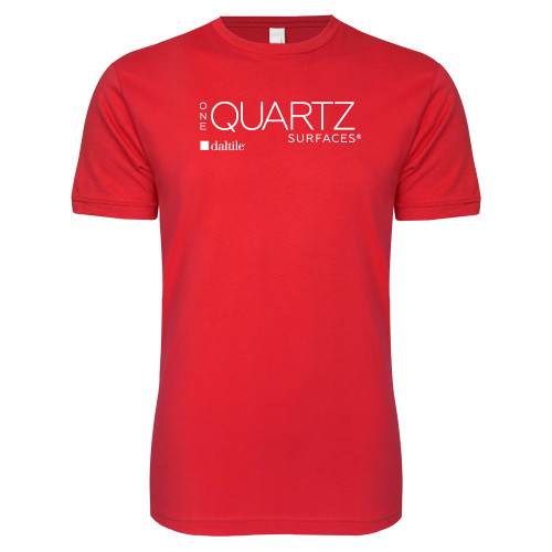 Next Level Red Softstyle T Shirt-ONE Quartz Vertical