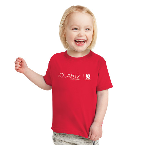 Toddler Red T Shirt-ONE Quartz Horizontal