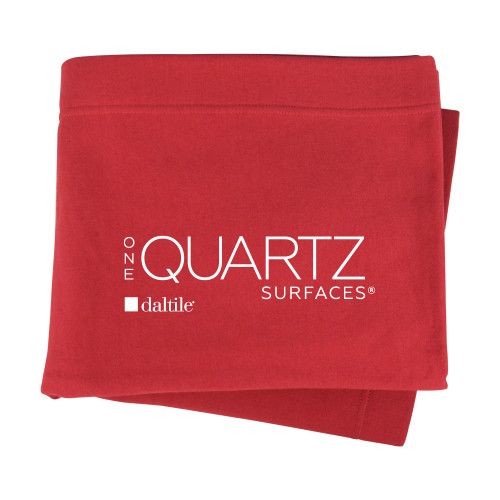 Red Sweatshirt Blanket-ONE Quartz Vertical