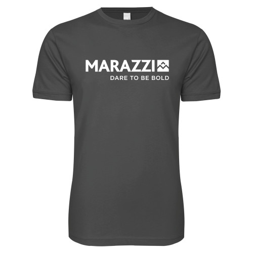 Next Level Charcoal SoftStyle T Shirt-Marazzi Logo w/Tagline