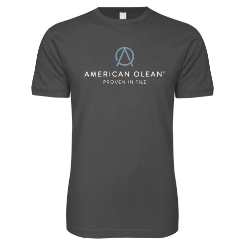 Next Level Charcoal SoftStyle T Shirt-American Olean w/Tagline