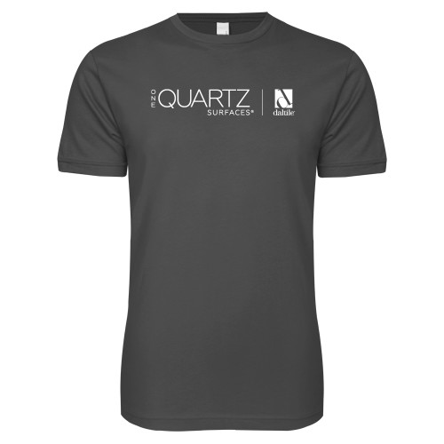 Next Level Charcoal SoftStyle T Shirt-ONE Quartz Horizontal