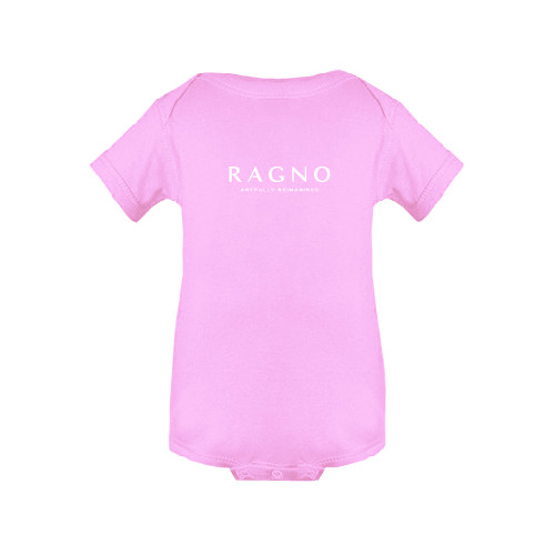 Light Pink Infant Onesie-Ragno w/Tagline