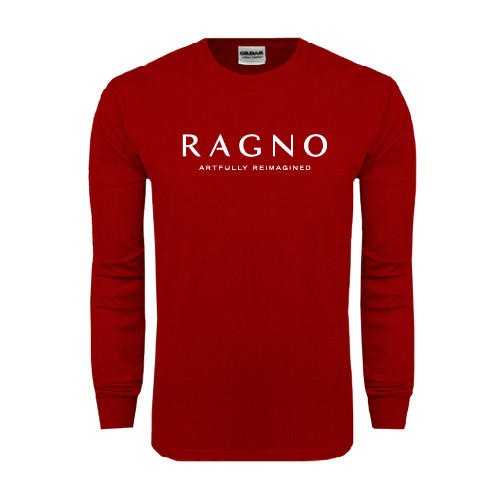 Cardinal Long Sleeve T Shirt-Ragno w/Tagline
