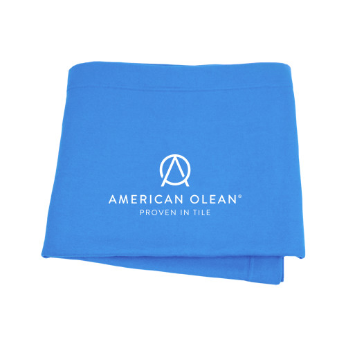 Light Blue Sweatshirt Blanket-American Olean w/Tagline