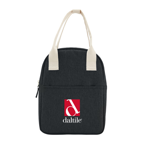 Black WorkSpace Lunch Cooler Bag-Daltile Stacked Logo