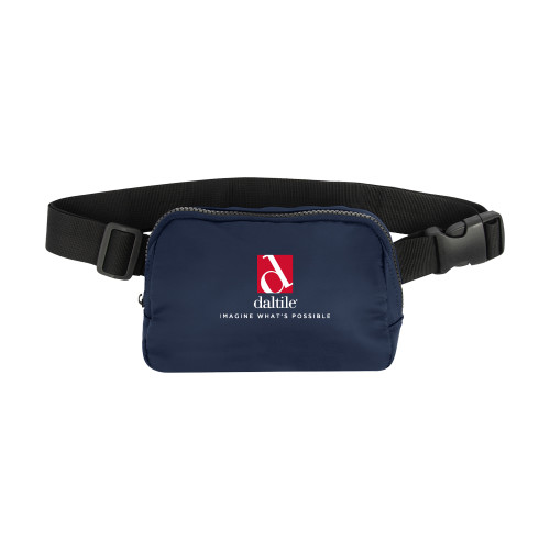 Anywhere Navy Belt Bag-Daltile Stacked Logo w/Tagline