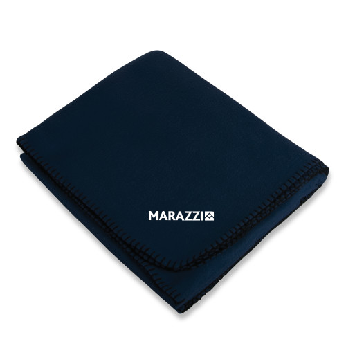 Navy Arctic Fleece Blanket-Marazzi