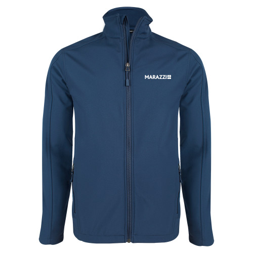 Navy Softshell Jacket-Marazzi