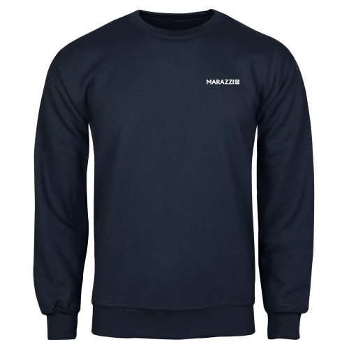 Navy Fleece Crew-Marazzi