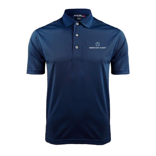 Navy Dry Mesh Polo-American Olean