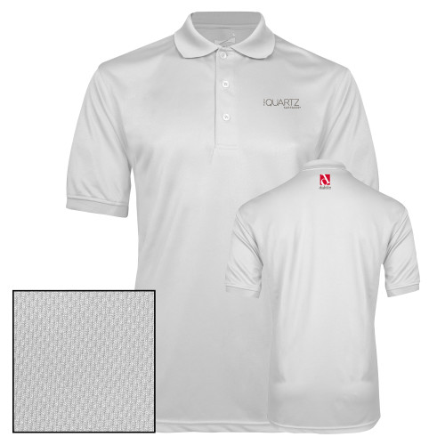 White Dry Mesh Polo-ONE Quartz Surfaces