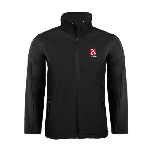 Black Softshell Jacket-Daltile Stacked Logo