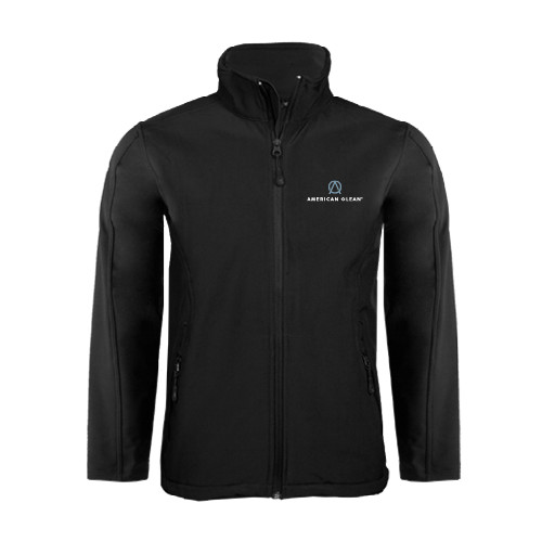 Black Softshell Jacket-American Olean