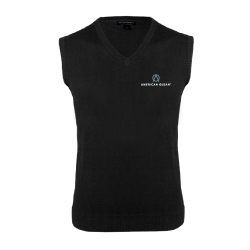 Black VNeck Sweater Vest-American Olean