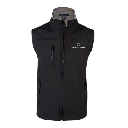 Black Premium Softshell Vest-American Olean
