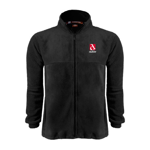 Black Fleece Full Zip Jacket-Daltile Stacked Logo