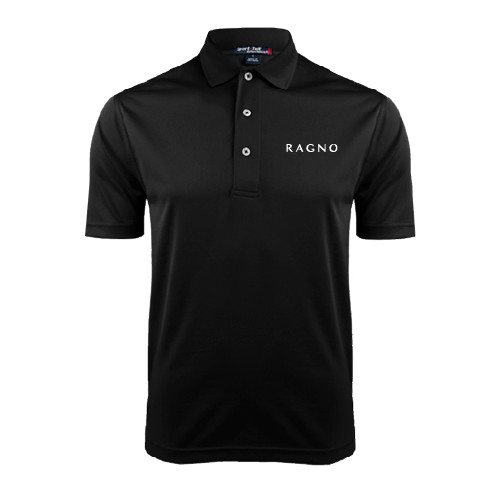 Black Dry Mesh Polo-Ragno