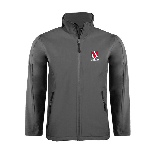 Charcoal Softshell Jacket-Daltile Stacked Logo