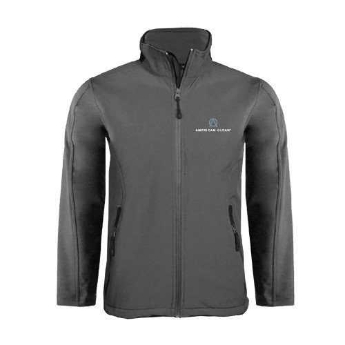Charcoal Softshell Jacket-American Olean
