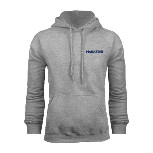 Grey Fleece Hoodie-Marazzi