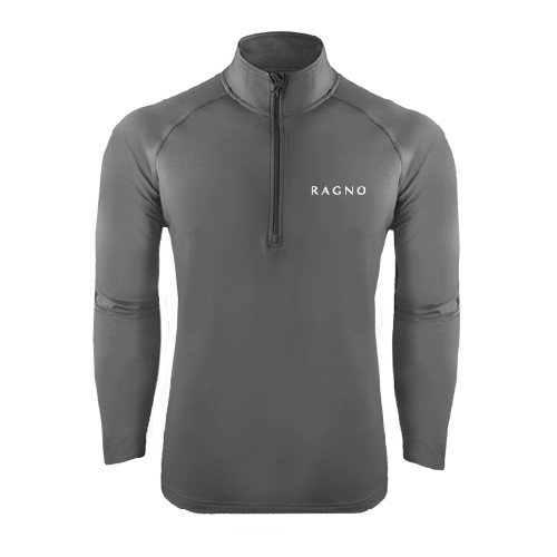 Sport Tek Charcoal Sport Wick Stretch 1/2 Zip Pullover-Ragno